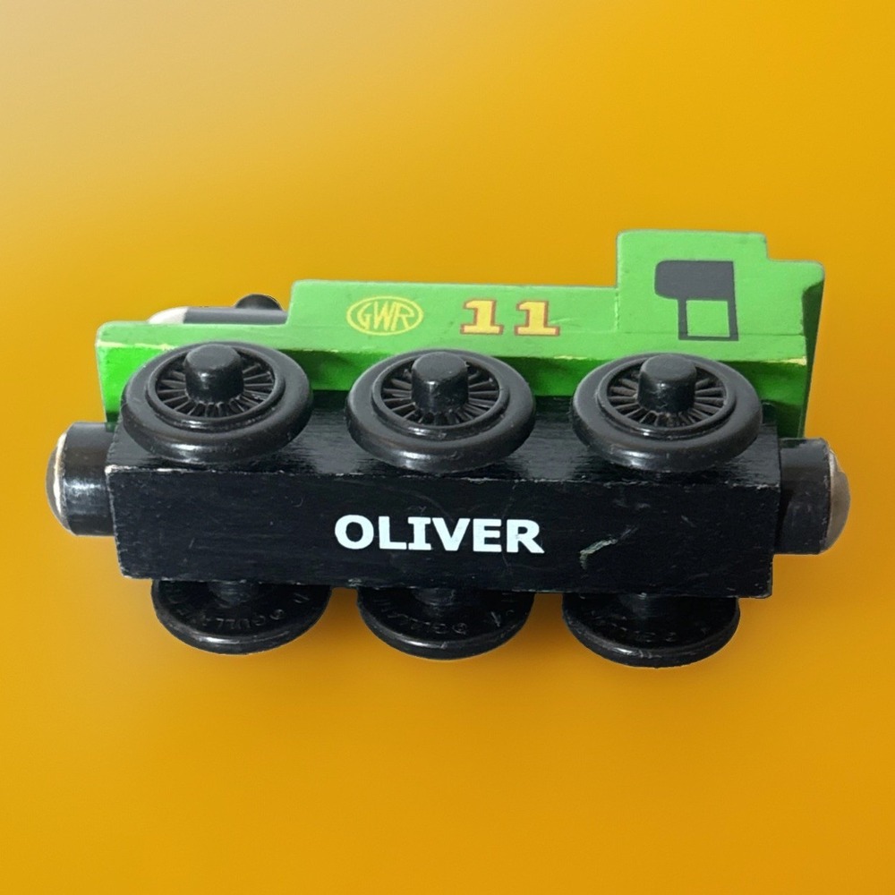 VTG 2003 OLIVER Thomas & Friends Train Wood Railway Tank Engine Learning Curve - Picture 6 of 8
